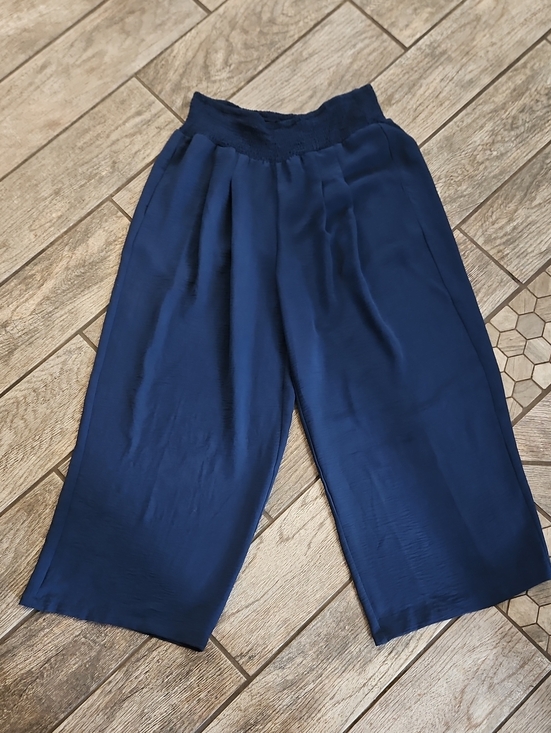Pants - Women’s Navy Wide-Leg Pants